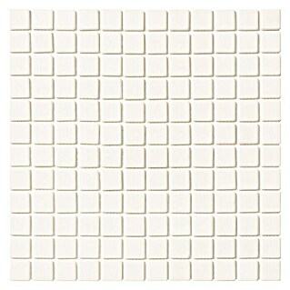 Malla mosaico Liso antideslizante (31,6 x 31,6 cm, Blanco)