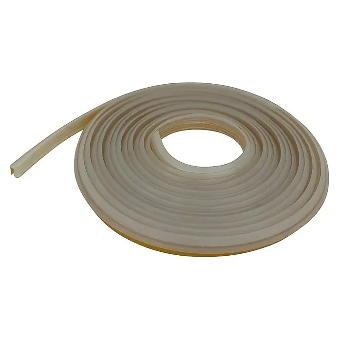 Valo Silikondichtung - 5 m - Eine Rolle Dichtungsband, ideal zum Abdichten von Fenstern und Türen gegen Zugluft und Lärm. Flexibles Material für einfache Anwendung.