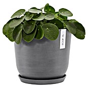 Ecopots Oslo Pflanztopf (Außenmaß (Ø x H): 25 x 21,8 cm, Kunststoff, Grau) | BAUHAUS