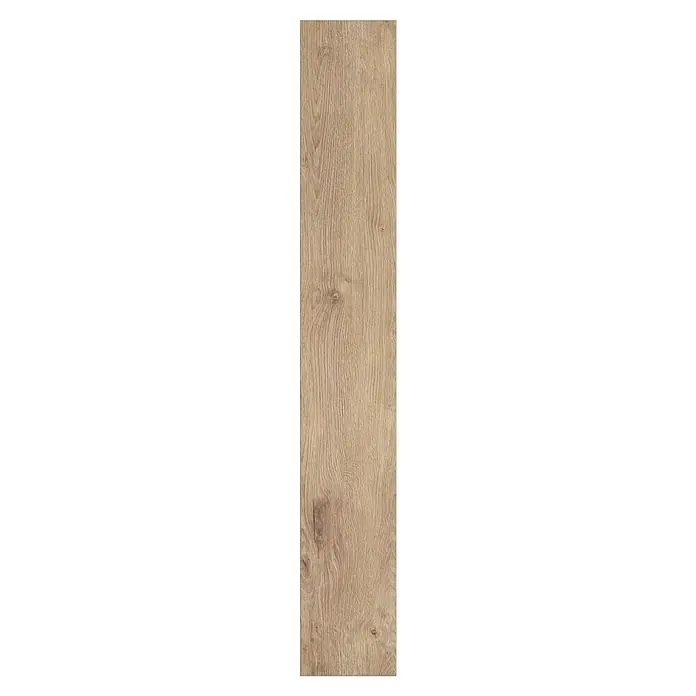 Krono Original Laminat Organic Flex - Sand River Oak, Landhausdiele, 1.288 x 189 x 7 mm - Holzfliese mit Maserung in hellbrauner Farbe. Ideal für Fußböden oder Wandverkleidungen mit natürlichem Holzdesign.