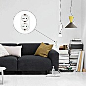 Chacon Ladrón doble (x 2, Blanco) | BAUHAUS