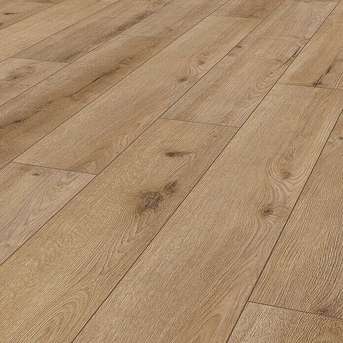 Krono Original Laminat Organic Flex Flax River Oak (1.288 x 189 x 7 mm, Landhausdiele, Flax River Oak) | BAUHAUS