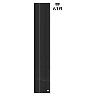 HJM Emisor térmico cerámico Vertical Ixora (1.000 W, Negro, 10 x 25,5 x 150 cm)