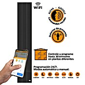 HJM Emisor térmico Vertical Ixora (1.000 W, Negro, 10 x 25,5 x 150 cm, Cerámico) | BAUHAUS