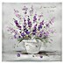Cuadro pintado a mano Dipinto Flower vase and lilacs 