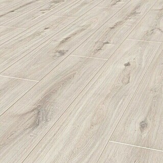 Krono Original Laminatmuster Organic Classic Misty Plains Oak  (297 x 195 x 8 mm, Landhausdiele)