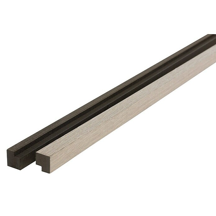 FibroTech Zaključna letvica za akustične panele  (3.000 x 25 x 22 mm, 2 kos, Grey Oak) | 5048 - Akustikpaneele | GCDB - Paneele | GCD - Wand Boden Decke Leisten | GC - Wand Boden Decke Leisten | G - Holz/Bauelem | BAUHAUS