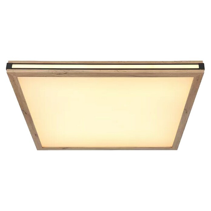 Globo LED stropna svjetiljka Carla  (24 W, Topla bijela, Smeđa, D x Š x V: 60 x 60 x 7,5 cm) | BAUHAUS