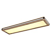 Globo LED-Deckenleuchte Carla (20 W, Warmweiß, Holzoptik, L x B x H: 80 x 20 x 7,5 cm) | BAUHAUS