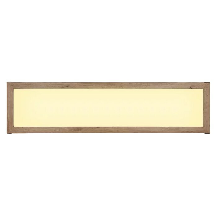 Globo LED-Deckenleuchte Carla (20 W, Warmweiß, Holzoptik, L x B x H: 80 x 20 x 7,5 cm) | BAUHAUS