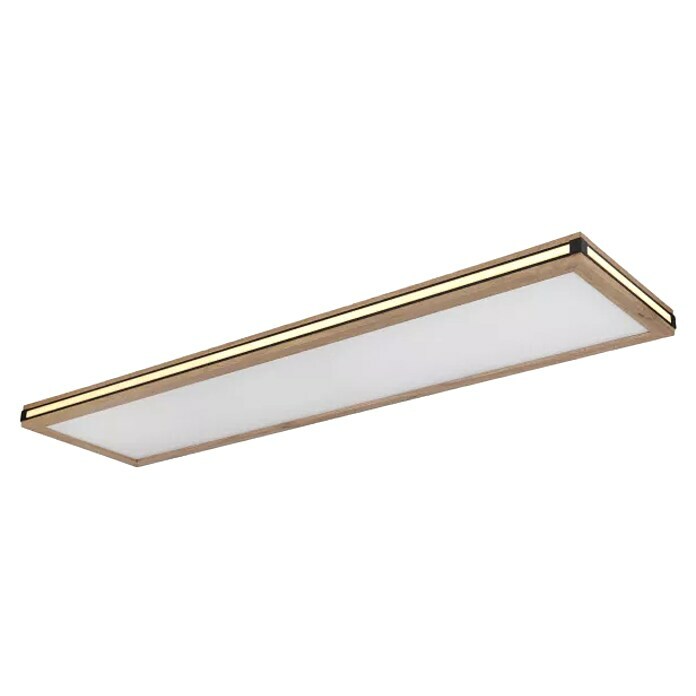 Globo Plafón LED Carla (24 W, Blanco cálido, Marrón, L x An x Al: 120 x 30 x 7,5 cm) | BAUHAUS