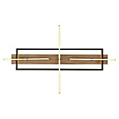 Globo LED stropna svjetiljka Beatrix  (48 W, Topla bijela, Crna, D x Š x V: 1.000 x 605 x 115 mm) | BAUHAUS