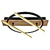 Globo LED-Deckenleuchte Beatrix (32 W, Warmweiß, Schwarz-matt, L x B x H: 440 x 400 x 90 mm) | BAUHAUS