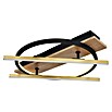 Globo LED-Deckenleuchte Beatrix (32 W, Warmweiß, Schwarz-matt, L x B x H: 440 x 400 x 90 mm) | BAUHAUS