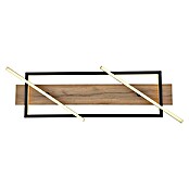 Globo LED stropna svjetiljka Beatrix  (32 W, Topla bijela, Crna, D x Š x V: 815 x 405 x 90 mm) | BAUHAUS