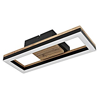 Globo LED stropna svjetiljka Beatrix (12 W, Topla bijela, Crna, D x Š x V: 345 x 130 x 58 mm)