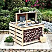 Muddy Buddy Kindertisch zum Matschen Little Leo (L x B x H: 80 x 40 x 55 cm, Holz, Natur/ Puderrosa) | BAUHAUS