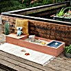 Muddy Buddy Sandkasten Space Saver (150 x 45 x 20 cm, Holz, Puderrosa) | BAUHAUS