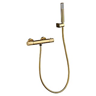 Imex Line Grifo termostático de ducha (Oro, Satinado)