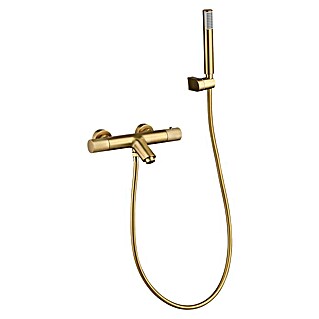 Imex Line Grifo termostático de bañera (Oro, Satinado)