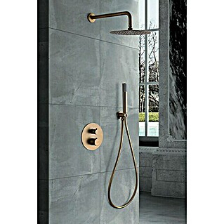 Imex Line Sistema de ducha empotrado termostático (Oro)