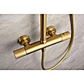 Imex Line Sistema de ducha (Con grifo termostático, Oro) | BAUHAUS