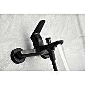 Imex Bélgica Grifo monomando de bañera (Negro, Mate) | BAUHAUS