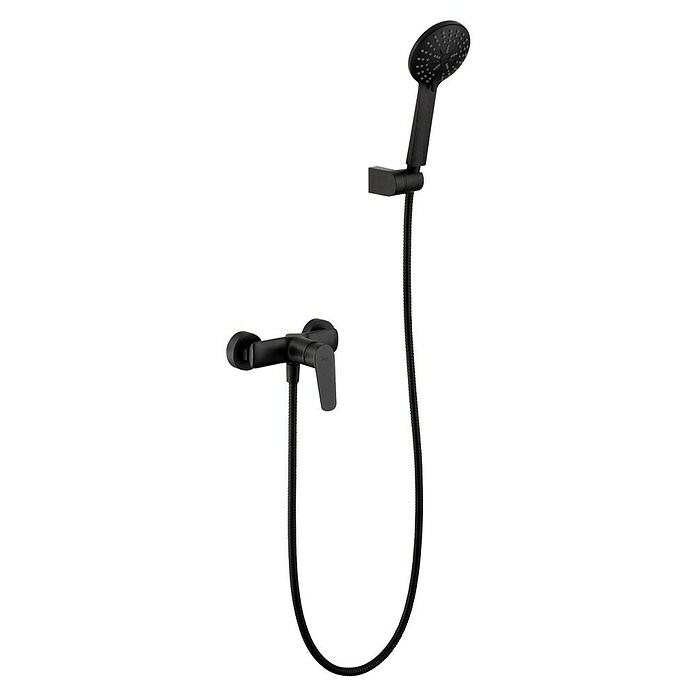 Imex Bélgica Grifo monomando de ducha (Negro) | BAUHAUS