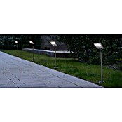 Lutec Baliza exterior LED 2 + panel solar Sun Connec (Gris, Altura: 58 cm)