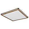 Globo LED-Deckenleuchte Carla (24 W, Warmweiß, Holzoptik, L x B x H: 60 x 60 x 7,5 cm) | BAUHAUS