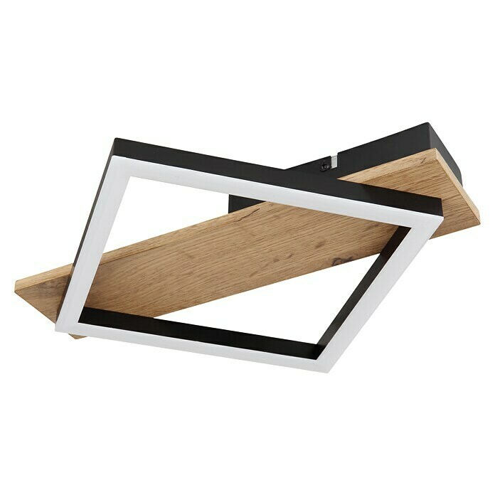 Globo Plafón LED Beatrix (12 W, Blanco cálido, Marrón, L x An x Al: 33 x 31 x 5,5 cm, 1 ud.) | BAUHAUS