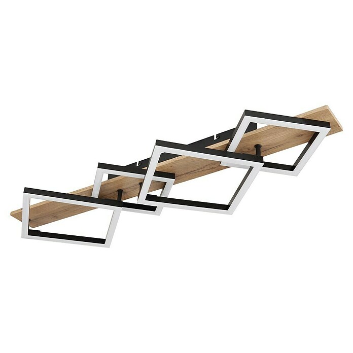 Globo LED stropna svjetiljka Beatrix  (30 W, Topla bijela, Crna, D x Š x V: 820 x 310 x 85 mm, 4 Kom.) | BAUHAUS
