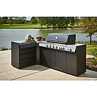 Kingstone Modul za žar kuhinjo s koritom The Quad (73,5 x 55,5 x 91,5 cm)