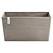 Ecopots Pflanzkasten Paris (Außenmaß (L x B x H): 60 x 26,2 x 40,5 cm, Kunststoff, Braungrau) | BAUHAUS