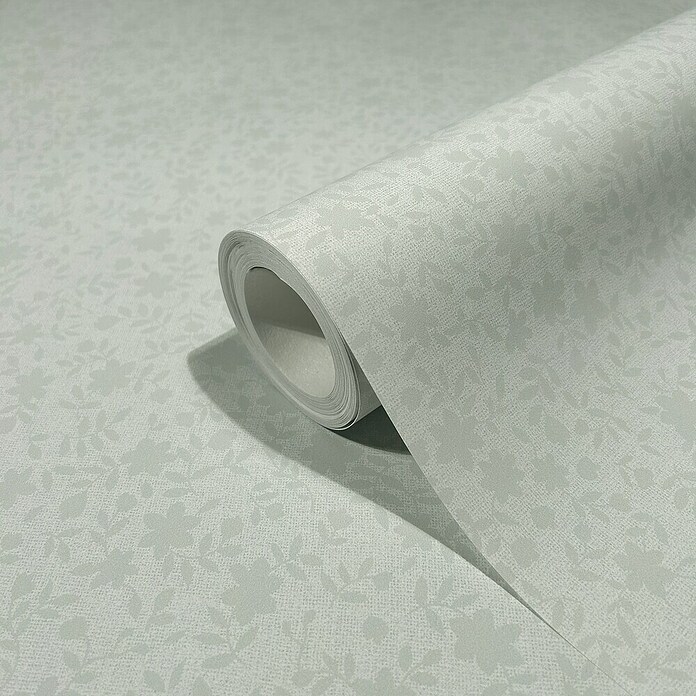 Marburg Heritage Vliestapete mit feinen Blättern (Blau, Floral, 10,05 x 0,53 m) | BAUHAUS