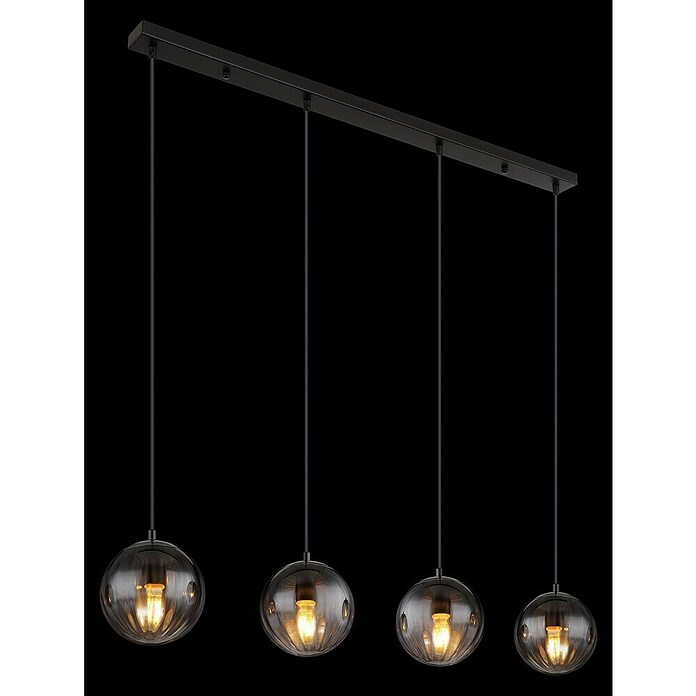 Globo Dallerta Visilica  (60 W, Crna, D x Š x V: 95 x 28 x 120 cm, 4 Kom.) | BAUHAUS
