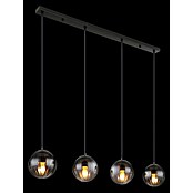 Globo Dallerta Visilica  (60 W, Crna, D x Š x V: 95 x 28 x 120 cm, 4 Kom.) | BAUHAUS