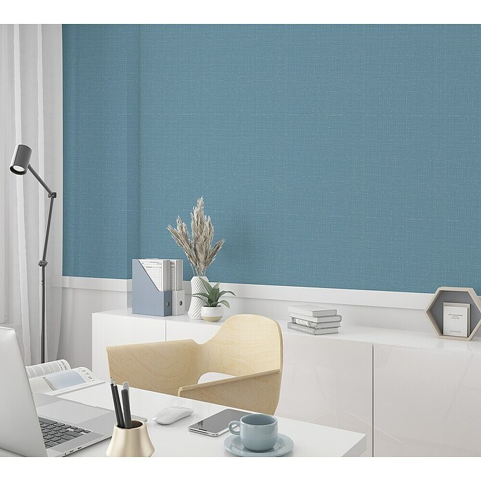 Marburg Heritage Vliestapete Vintage-Look (Blau, Uni, 10,05 x 0,53 m) | BAUHAUS