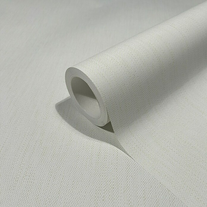 Marburg Heritage Vliestapete Textil-Optik (Weißgrün, Uni, 10,05 x 0,53 m) | BAUHAUS