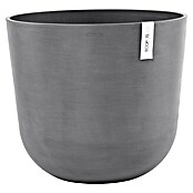 Ecopots Oslo Pflanztopf mit Wasserspeicher (Außenmaß (Ø x H): 55 x 47,9 cm, Kunststoff, Grau) | BAUHAUS