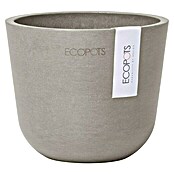 Ecopots Oslo Pflanztopf Mini (Außenmaß (Ø x H): 11,5 x 10 cm, Kunststoff, Braungrau) | BAUHAUS