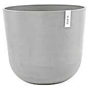 Ecopots Oslo Pflanztopf mit Wasserspeicher (Außenmaß (Ø x H): 55 x 47,9 cm, Kunststoff, Weißgrau) | BAUHAUS