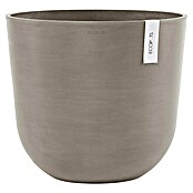 Ecopots Oslo Pflanztopf mit Wasserspeicher (Außenmaß (Ø x H): 45 x 39,2 cm, Kunststoff, Braungrau) | BAUHAUS