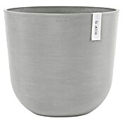 Ecopots Oslo Pflanztopf mit Wasserspeicher (Außenmaß (Ø x H): 45 x 39,2 cm, Kunststoff, Weißgrau) | BAUHAUS