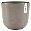 Ecopots Oslo Pflanztopf mit Wasserspeicher (Außenmaß (Ø x H): 25 x 21,4 cm, Kunststoff, Braungrau) | BAUHAUS