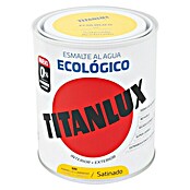 Titanlux Esmalte de color Eco Amarillo luminoso (750 ml, Satinado)