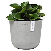 Ecopots Oslo Pflanztopf Mini (Außenmaß (Ø x H): 16 x 14 cm, Kunststoff, Weißgrau) | BAUHAUS