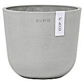 Ecopots Oslo Pflanztopf Mini (Außenmaß (Ø x H): 16 x 14 cm, Kunststoff, Weißgrau) | BAUHAUS