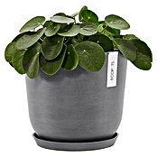 Ecopots Oslo Pflanztopf mit Wasserspeicher (Außenmaß (Ø x H): 25 x 21,4 cm, Kunststoff, Grau) | BAUHAUS