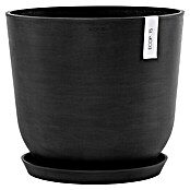 Ecopots Oslo Pflanztopf mit Wasserspeicher (Außenmaß (Ø x H): 45 x 39,2 cm, Kunststoff, Dunkelgrau) | BAUHAUS